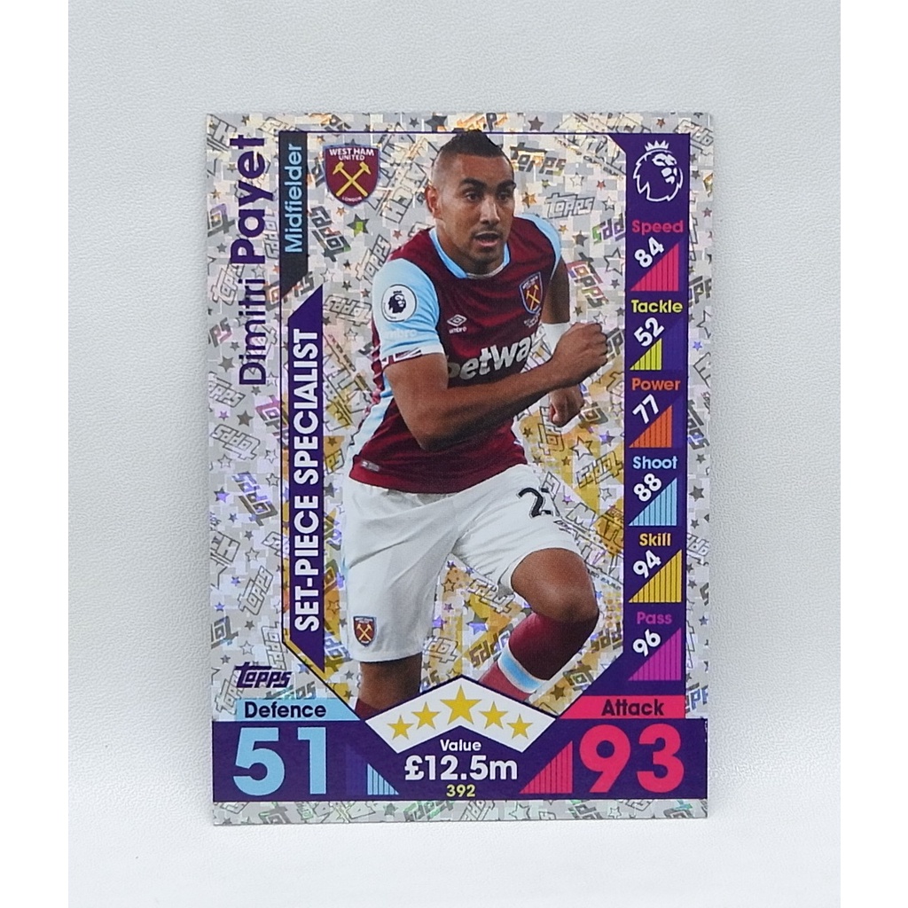 Jual Trading Cards / Kartu Bola Dimitri Payet Set-Piece Specialist ...