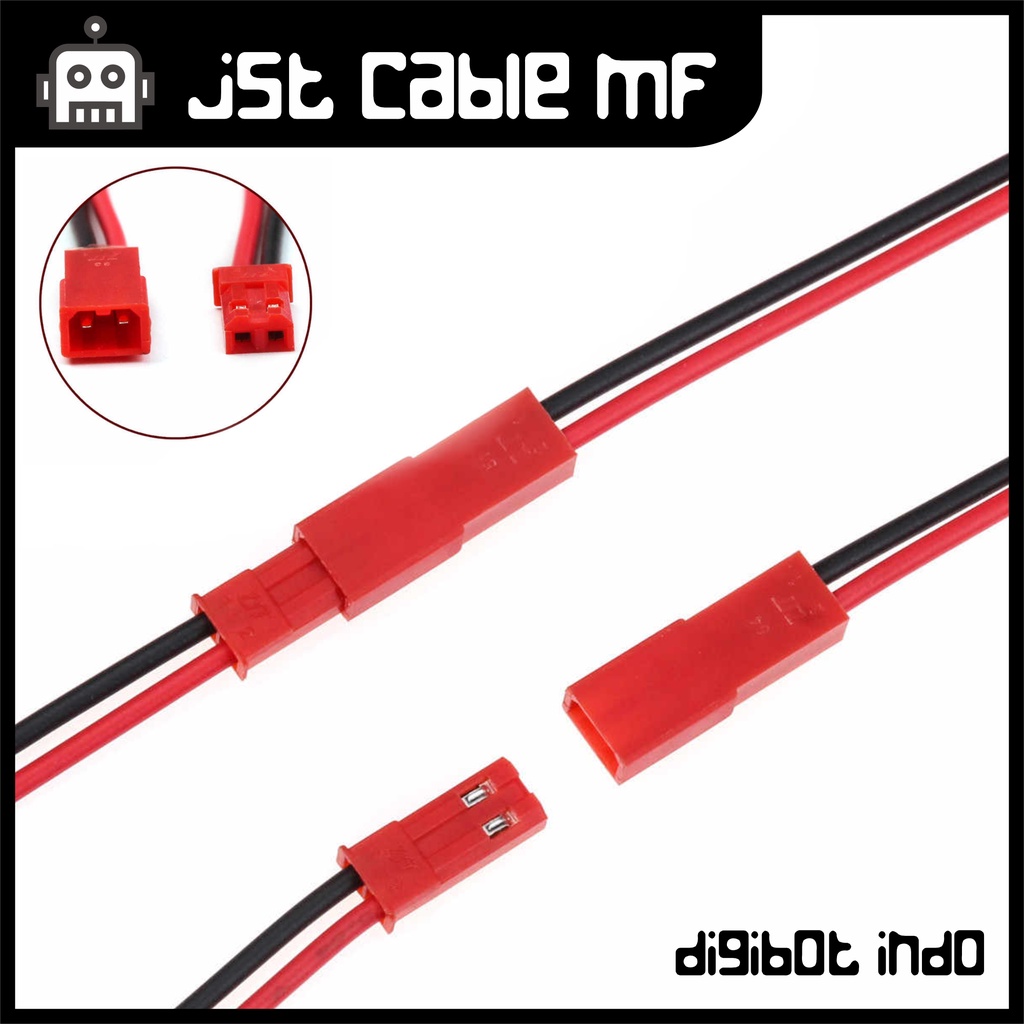 Jual JST Connector Cable - Male Female Pair | Shopee Indonesia