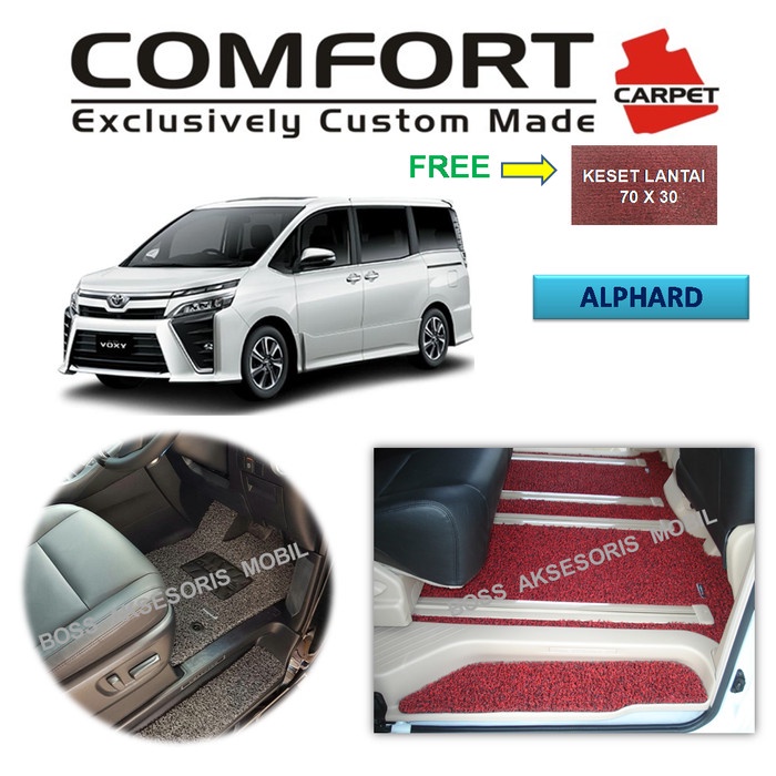 Jual Karpet Mobil Comfort Deluxe Alphard Vellfire Voxy Serena Plus