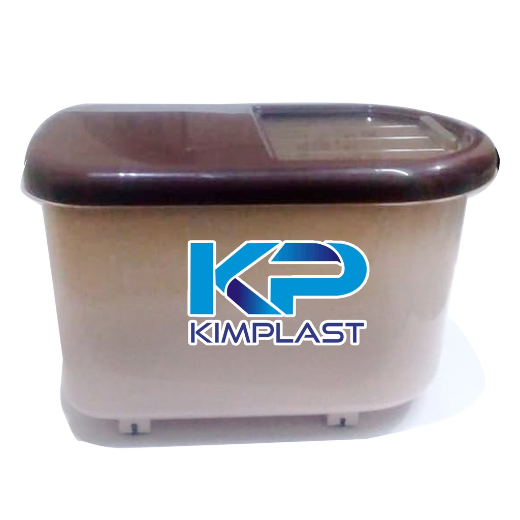 Jual KIMPLAST ORIGINAL Rice Barrel + Roda tempat penyimpan beras ...