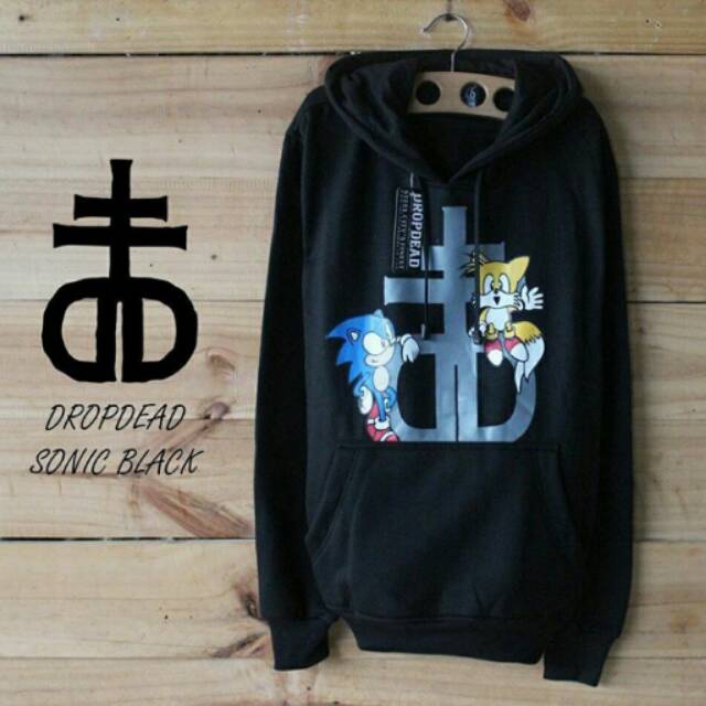 Drop dead sonic hoodie best sale