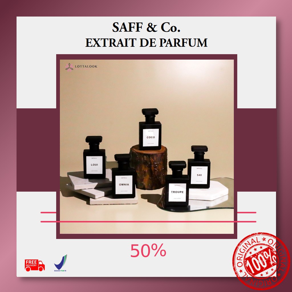 Jual Saff & Co. Extrait De Parfum (Cascavel, CHNO, Choco, Iliad, Loui ...