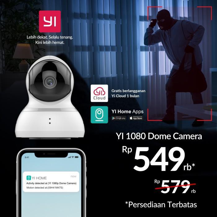 Xiaomi xiaoyi yi dome best sale cctv 1080p