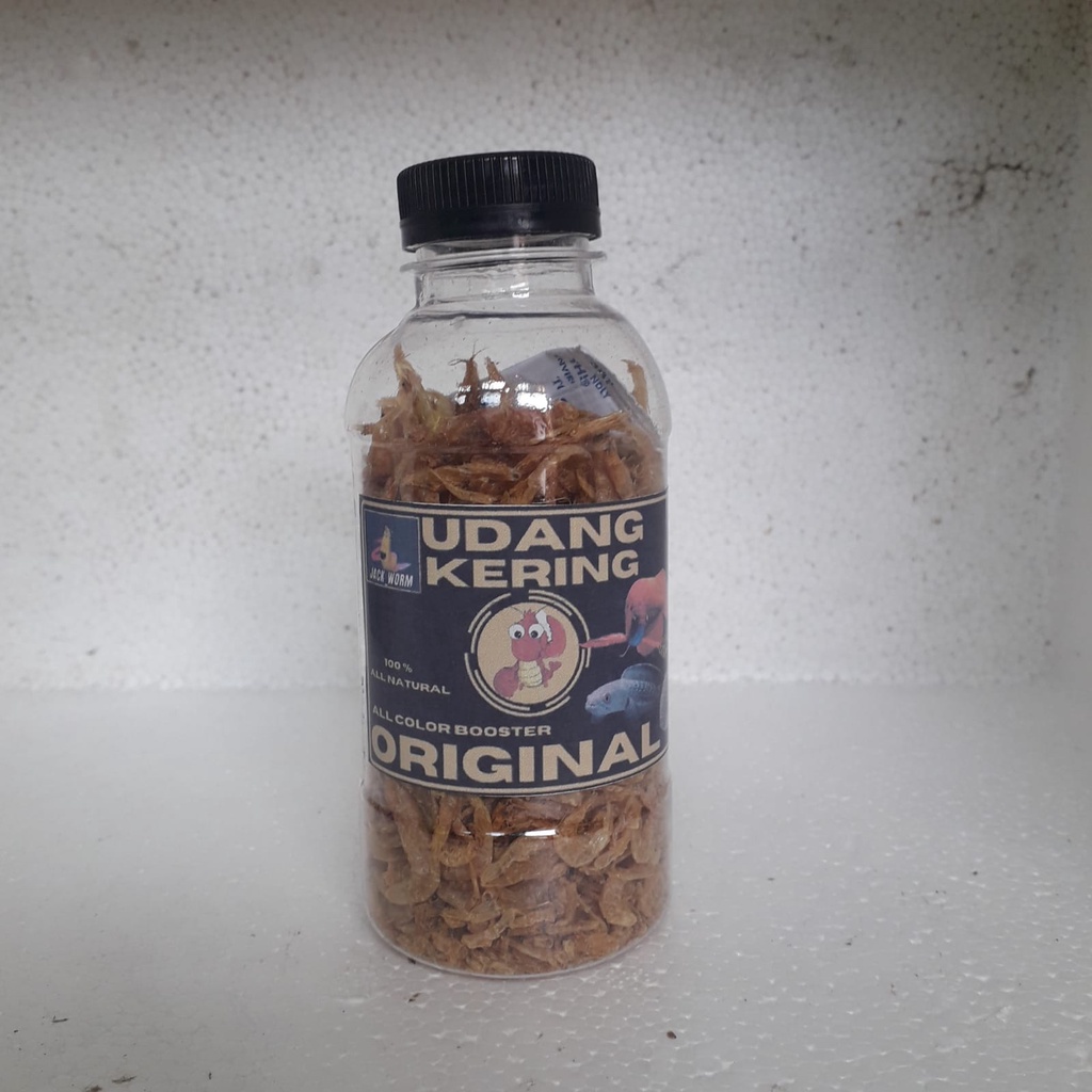 Jual Udang Kering Original Pakan Ikan Channa Maru Yellow Sentarum ...