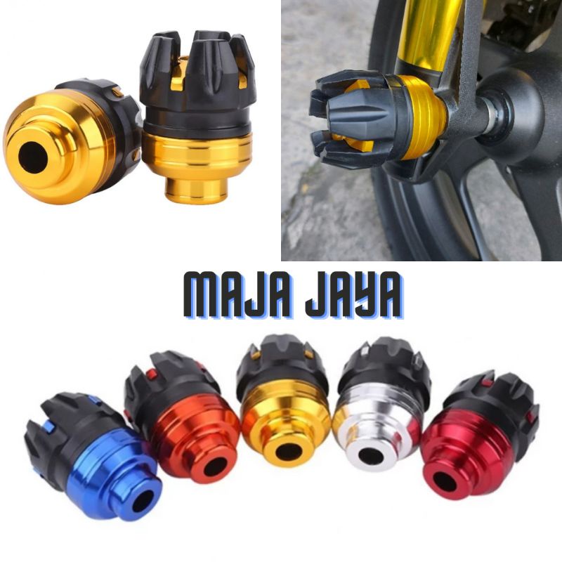Jual Jalu as roda 2 tone jumbo universal / Jalu as roda depan motor