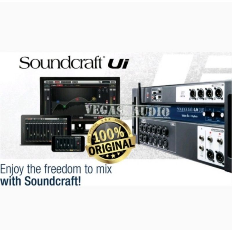 Jual SOUNDCRAFT Ui16 DIGITAL MIXER 16 CHANNEL ORIGINAL Shopee Indonesia