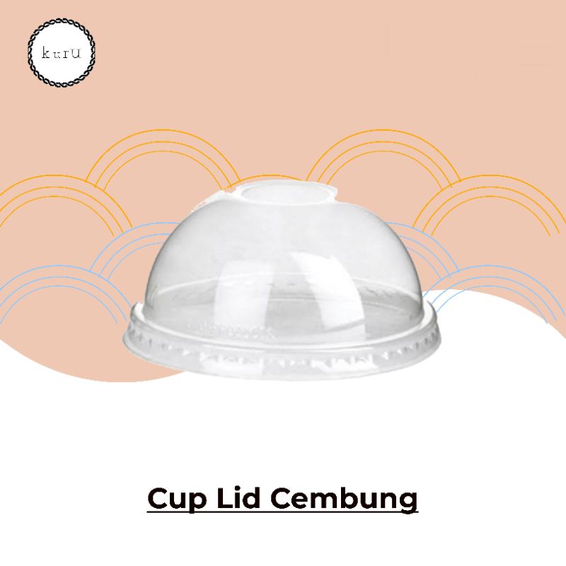 Jual Tutup Gelas Cup Lid Cembung Bening 100pcs Shopee Indonesia 1989