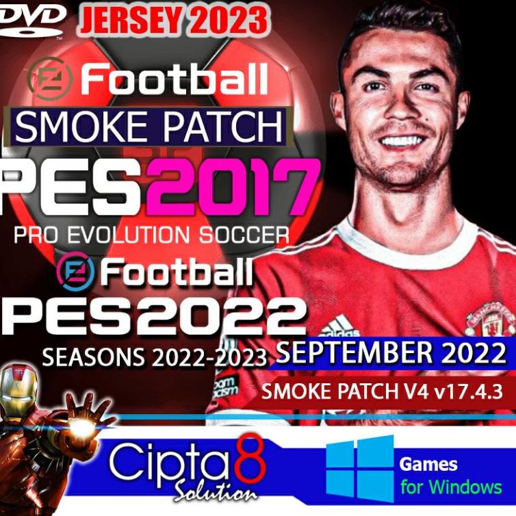 Jual [KODE FE9P7] PES 2017 + SMOKE PATCH V4 SEASON 20222023 PRO EVOLUTION SOCCER 2017 GAME PC