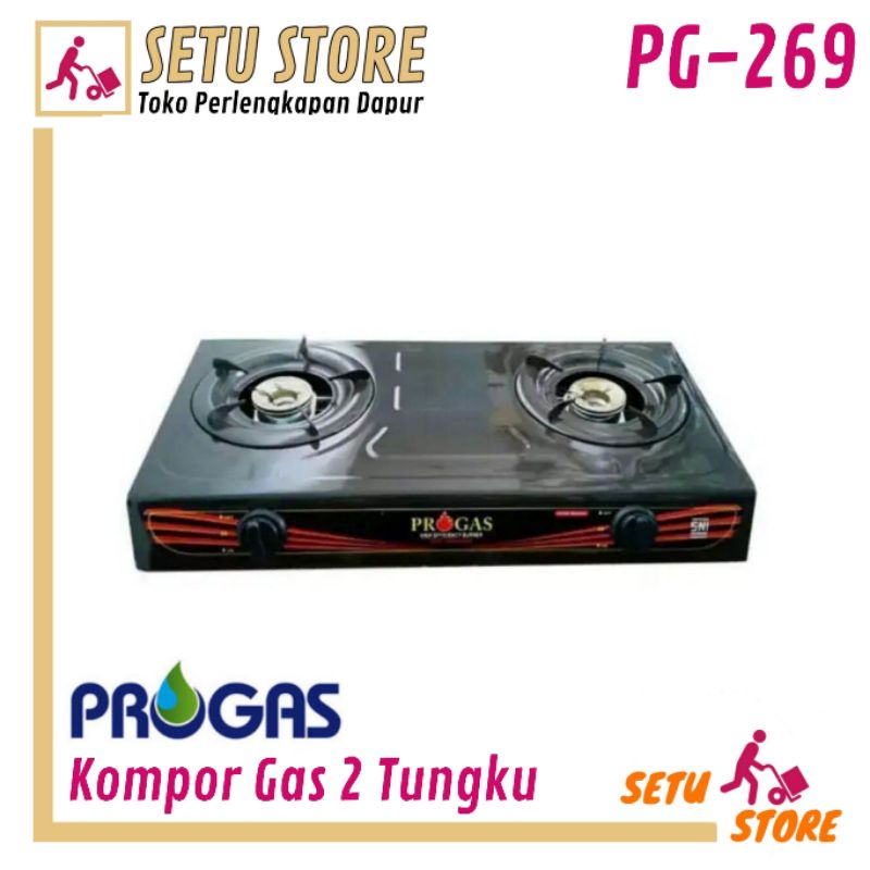 Jual Progas Pg Kompor Gas Tungku Api Tornado Biru Kompor Teflon