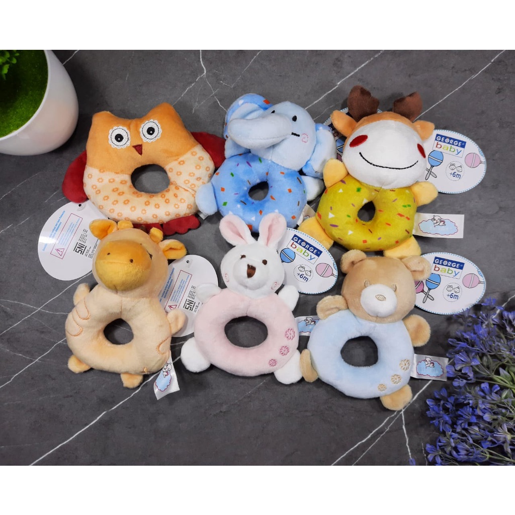 Jual Mainan Bayi Rattle Bentuk Bulat Rattle Donut (RRG) | Shopee Indonesia