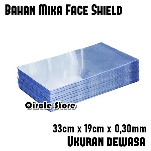 Jual Plastik Mika Bahan Apd Face Shield Pelindung Muka Dewasa Tebal