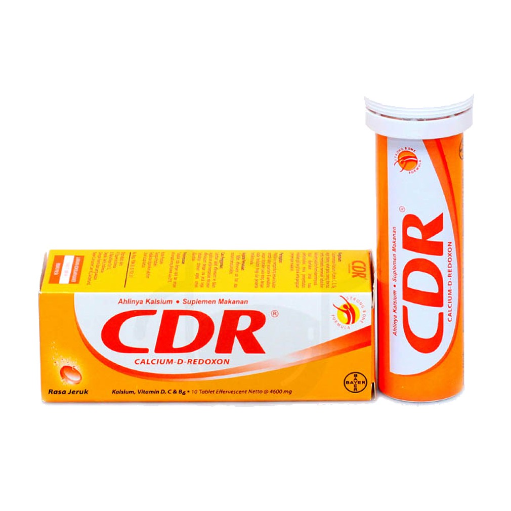 Jual CDR Suplemen Kalsium Rasa Jeruk 10 Tablet | Shopee Indonesia