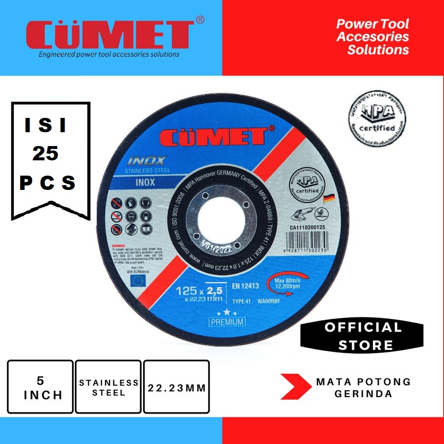 Jual Cumet Batu Gerinda Inox Cutting Wheel Inch For Stainless Steel