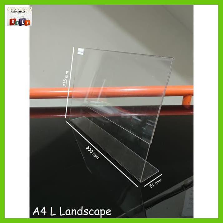 Jual Documento Acrylic Akrilik Brosur Stand A Series A L Landscape