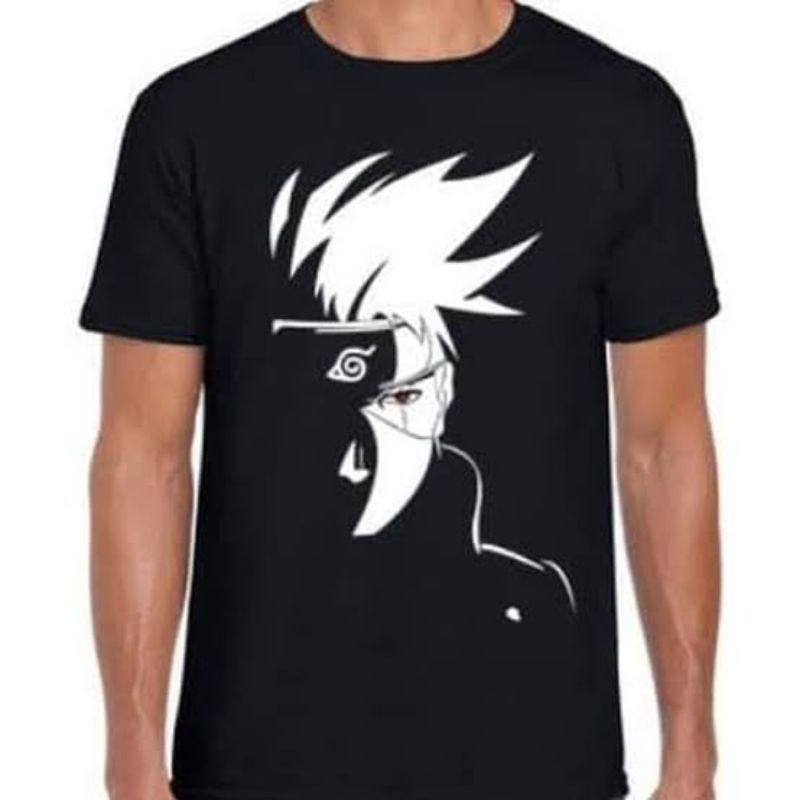 Jual baju sablon kakashi (bisa desain nama dan logo sendiri) | Shopee