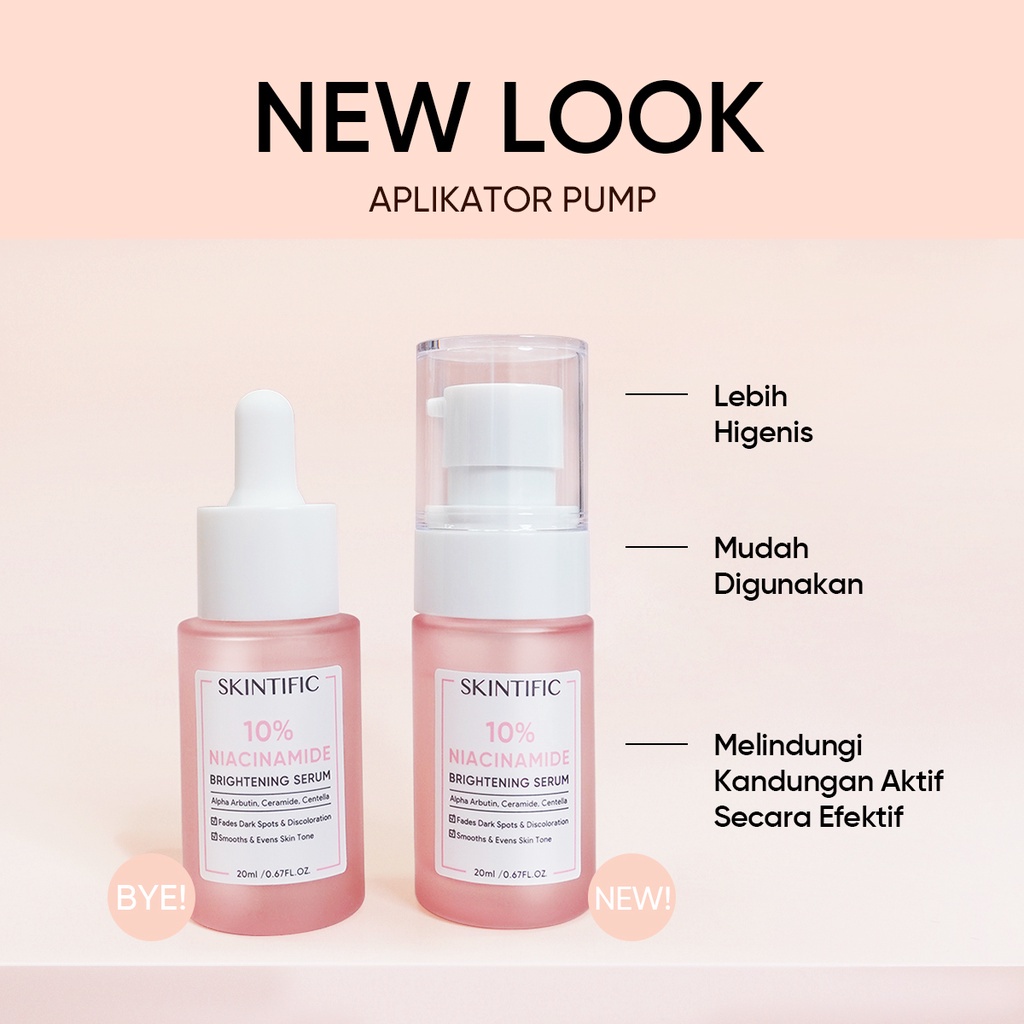 Jual ୨ৎ LIVI ୨ৎ SKINTIFIC 10 Niacinamide Brightening serum 20ML