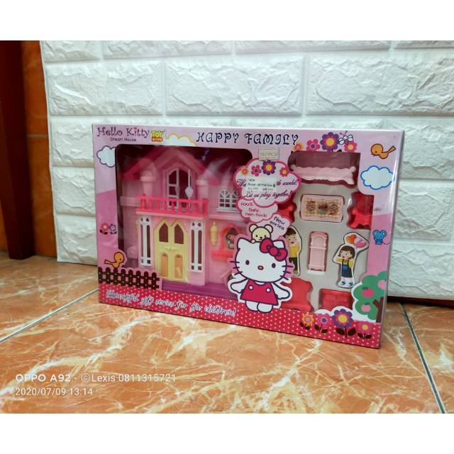 Jual Rumah rumahan hello Kitty happy family | Shopee Indonesia