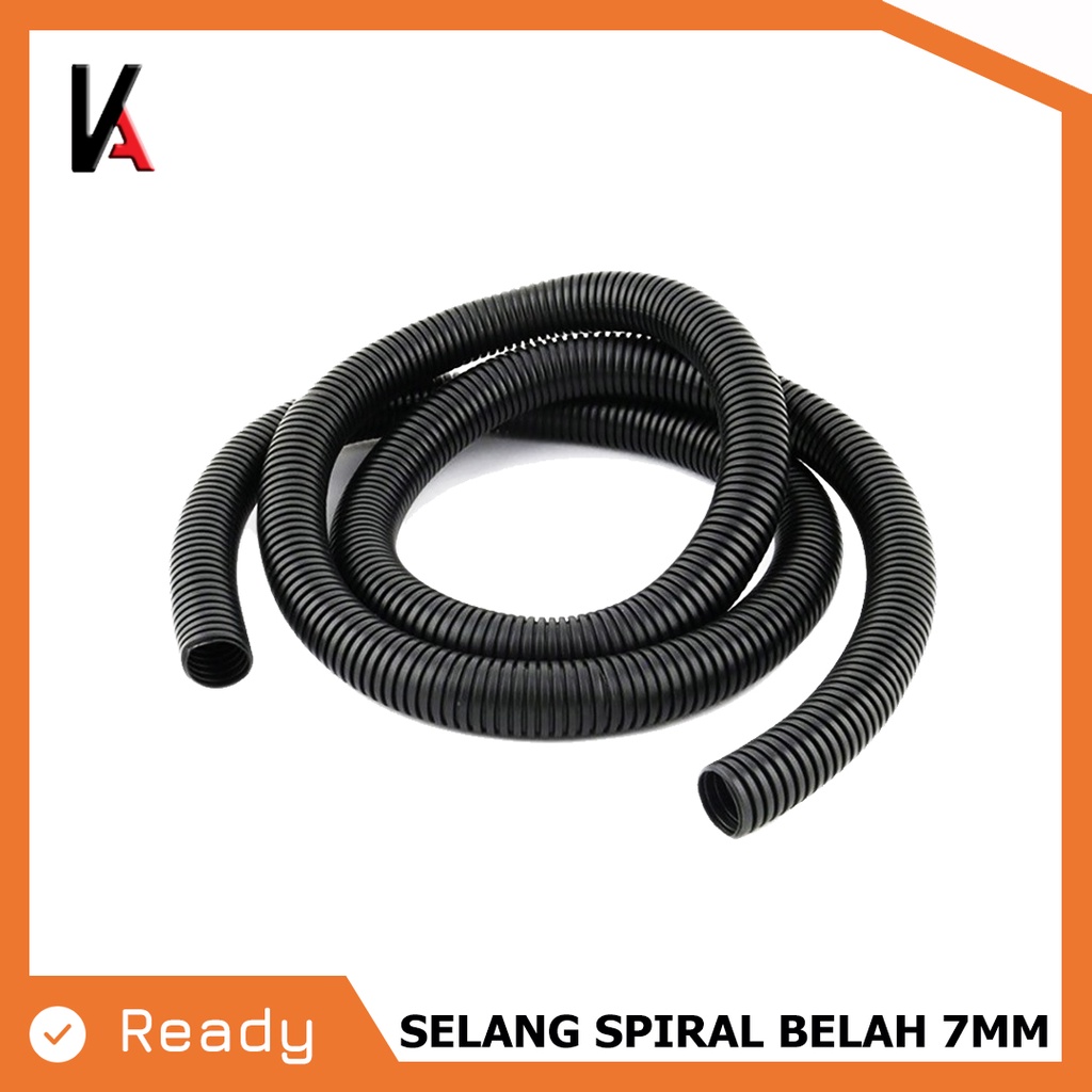 Jual Selang Spiral Flexible Model Belah Mm X M Pembungkus Kabel