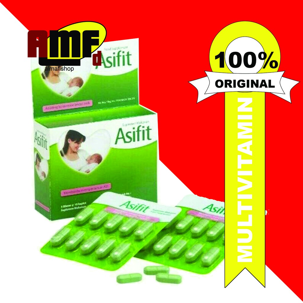 Jual Asifit 30 tablet // Pelancar Asi Shopee Indonesia