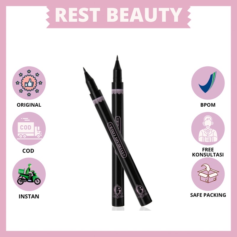 Jual MADAME GIE Madame Gie Eyeready Eyeliner Pen Waterproof Shopee