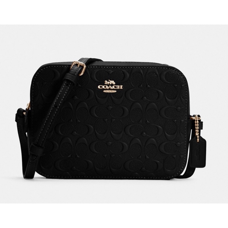 Jual Coach Mini Camera Bag In Signature Canvas With Embossed (C5897