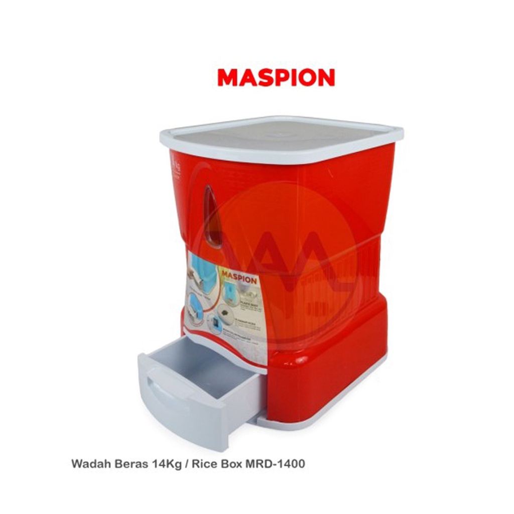 Jual MASPION RICE BOX MRD 1400 AP TEMPAT PENYIMPANAN BERAS KAPASITAS 14 ...