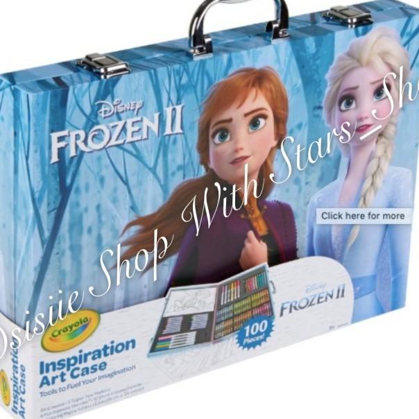 Jual CRAYOLA DISNEY FROZEN 2 INSPIRATION ART CASE 100 ART & COLORING