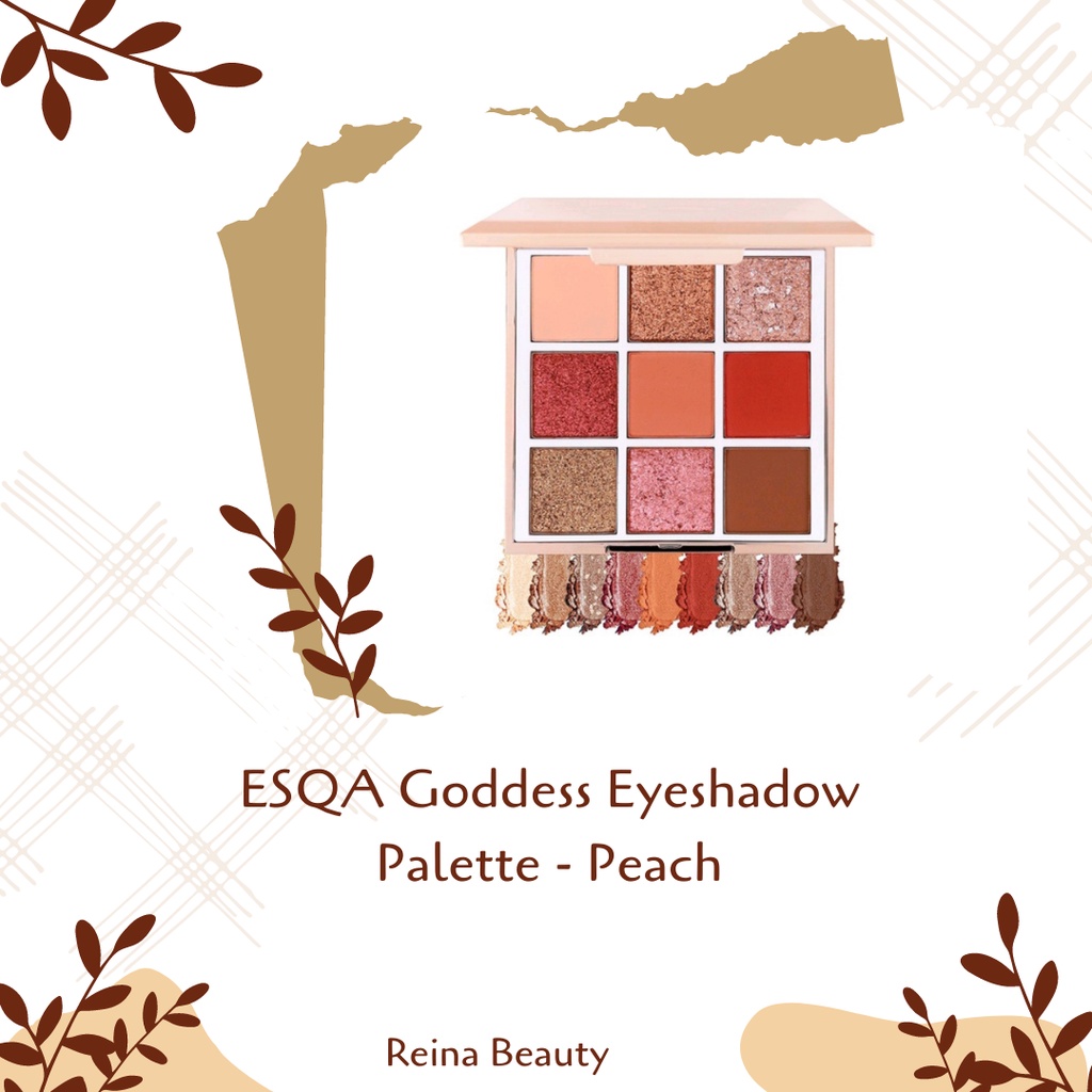 Jual ESQA Goddess Eyeshadow Palette Peach Shopee Indonesia