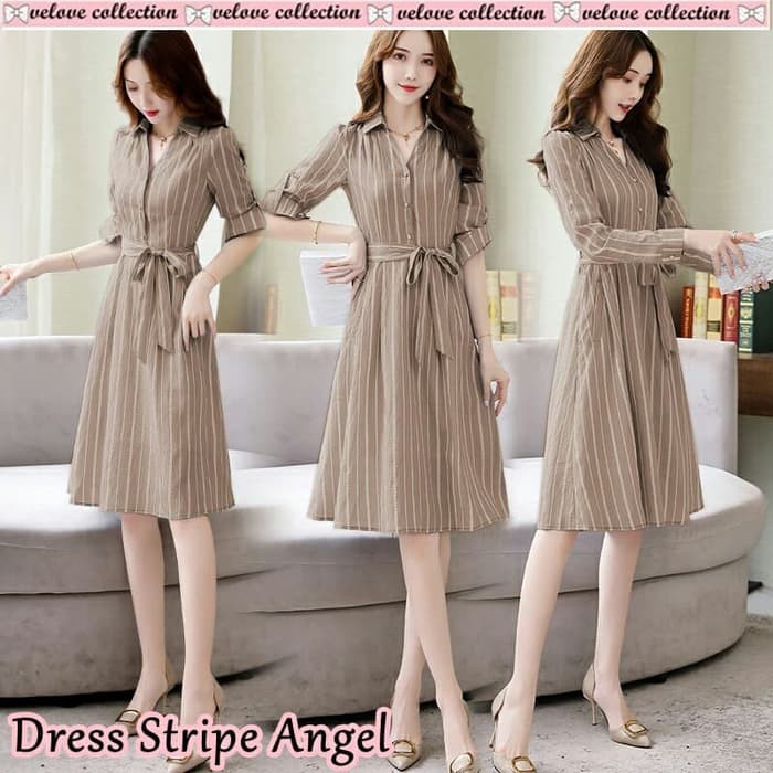 Jual dresswanita casual dress korea import bangkok murah terbaru