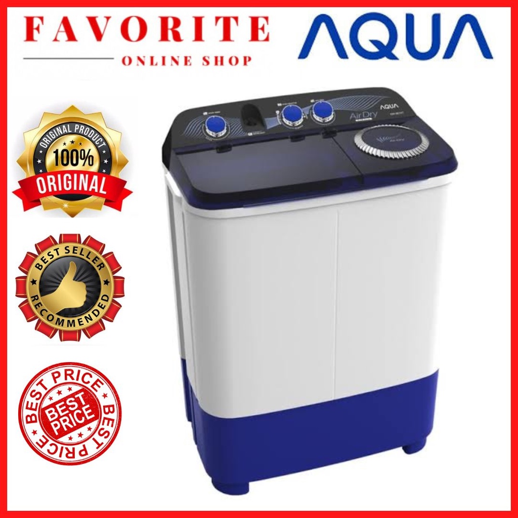 Jual MESIN CUCI AQUA 10 KG 2 TABUNG AQUA 2 10KG MESIN CUCI 2 TABUNG