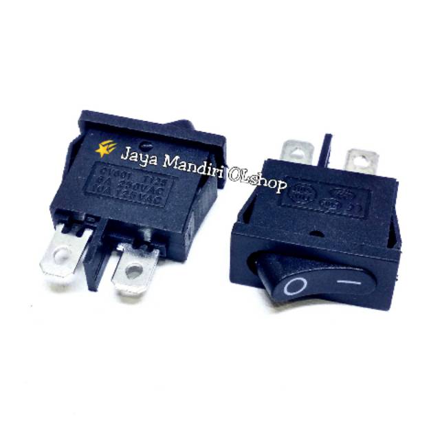 Jual Saklar Switch On Off Kotak Gepeng Kecil Pin Hitam Shopee Indonesia