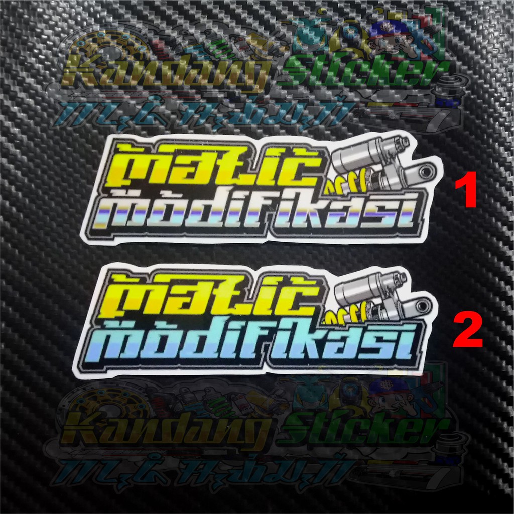 Jual Sticker Matic Modifikasi Babylooks Mothai Thailand Street Racing ...