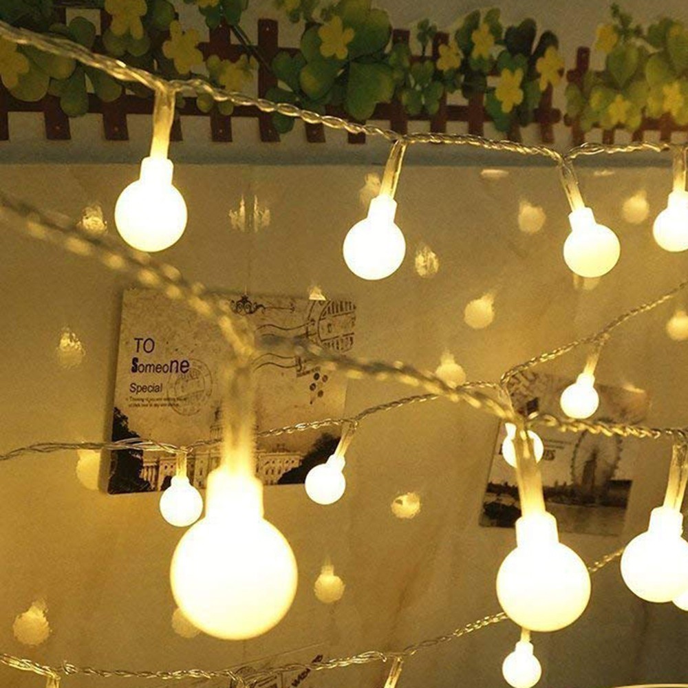 Jual Lampu Hias Dekorasi Pesta 6M 40 LED Waterproof Portable Lampu Tumblr Light String Baterai AA | Shopee Indonesia