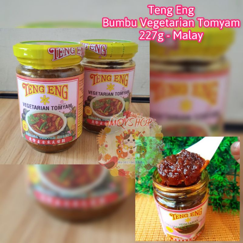 Jual Teng Eng Bumbu Tom Yam Vegetarian 227gr Malay | Shopee Indonesia