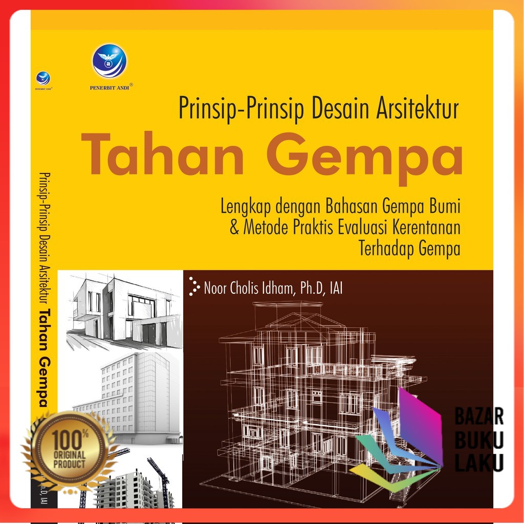 Jual BUKU Prinsip-Prinsip Desain Arsitektur Tahan Gempa - Penerbit Andi ...