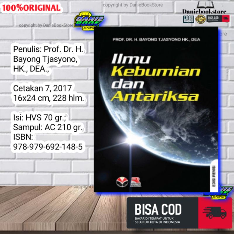 Jual Ilmu Kebumian Dan Antariksa - By Prof. Dr. H. Bayong Tjasyono ...