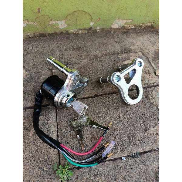 Jual dudukan kunci kontak model cnc pnp cb racing /gl100/pangkon kunci