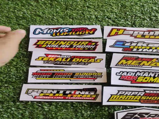Jual sticker kata kata banjar lucu / sticker viral banjarmasin | Shopee ...