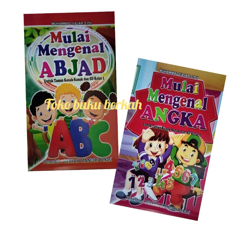 Jual Buku Paket Isi 2 Buku Mulai Mengenal Angka Dan Abjad | Shopee ...