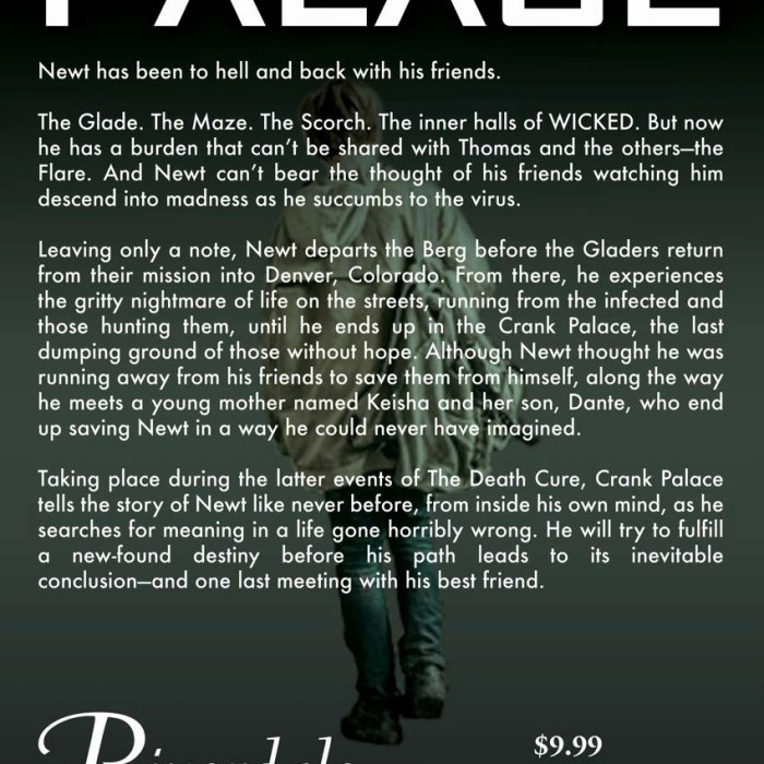 Jual NEW Dashner, James Crank Palace A Maze Runner Novella Shopee