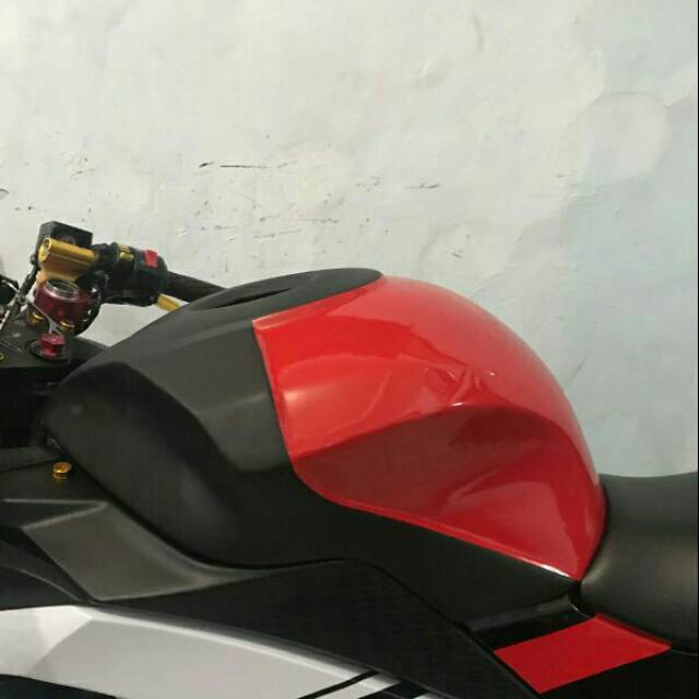 Jual Cover Kondom Tangki Kawasaki Ninja 250 Fi Model ducati | Shopee