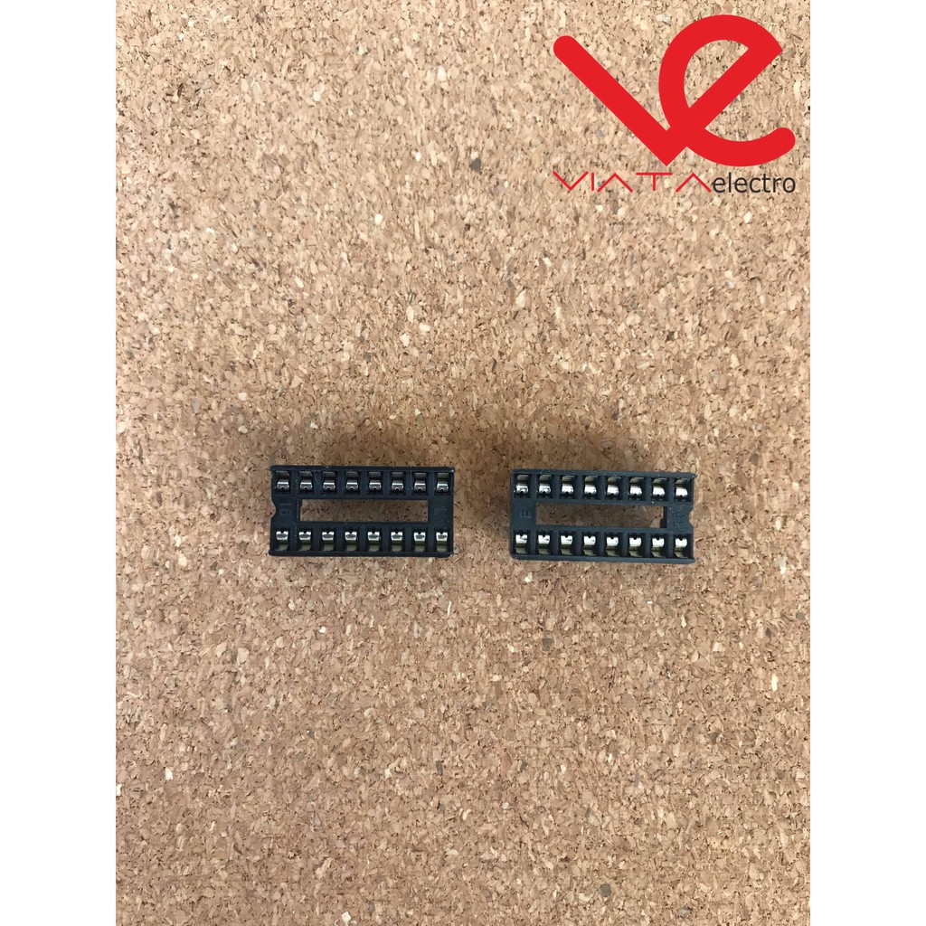 Jual SOCKET IC 16PIN (1 BUAH) 16P ADAPTER SOCKET IC16PIN 16P ups ...
