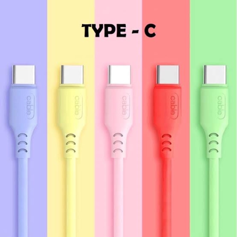 Jual Kabel Macaron Type C micro Cable Data Makaron Fast tipe Fast ...