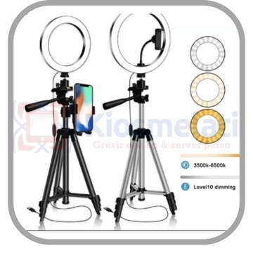 Paket Lampu Ringlight Tripod 3130 Paket Lampu Ringlight Tripod 3118 Tripod 16Cm