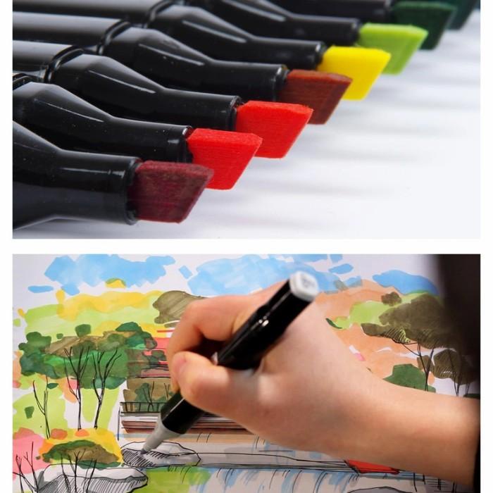 Jual Touchmark T3 Color Marker Spidol Warna Komic Manga Design 40Pc ...