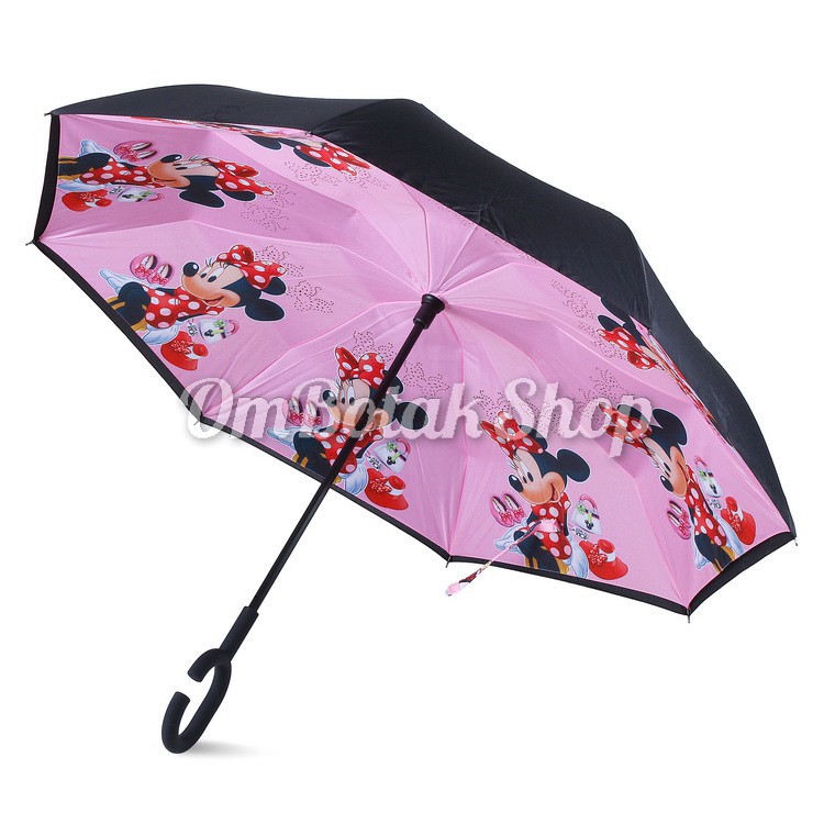 Jual Payung Terbalik MINNIE MOUSE Anak Reverse Inverted Disney Kwalik ...