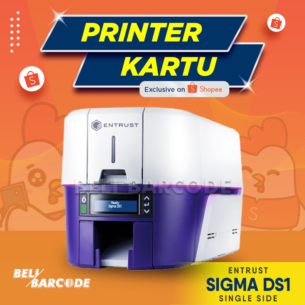 Jual ID Card Printer Entrust Datacard Sigma DS1 Single Side Shopee