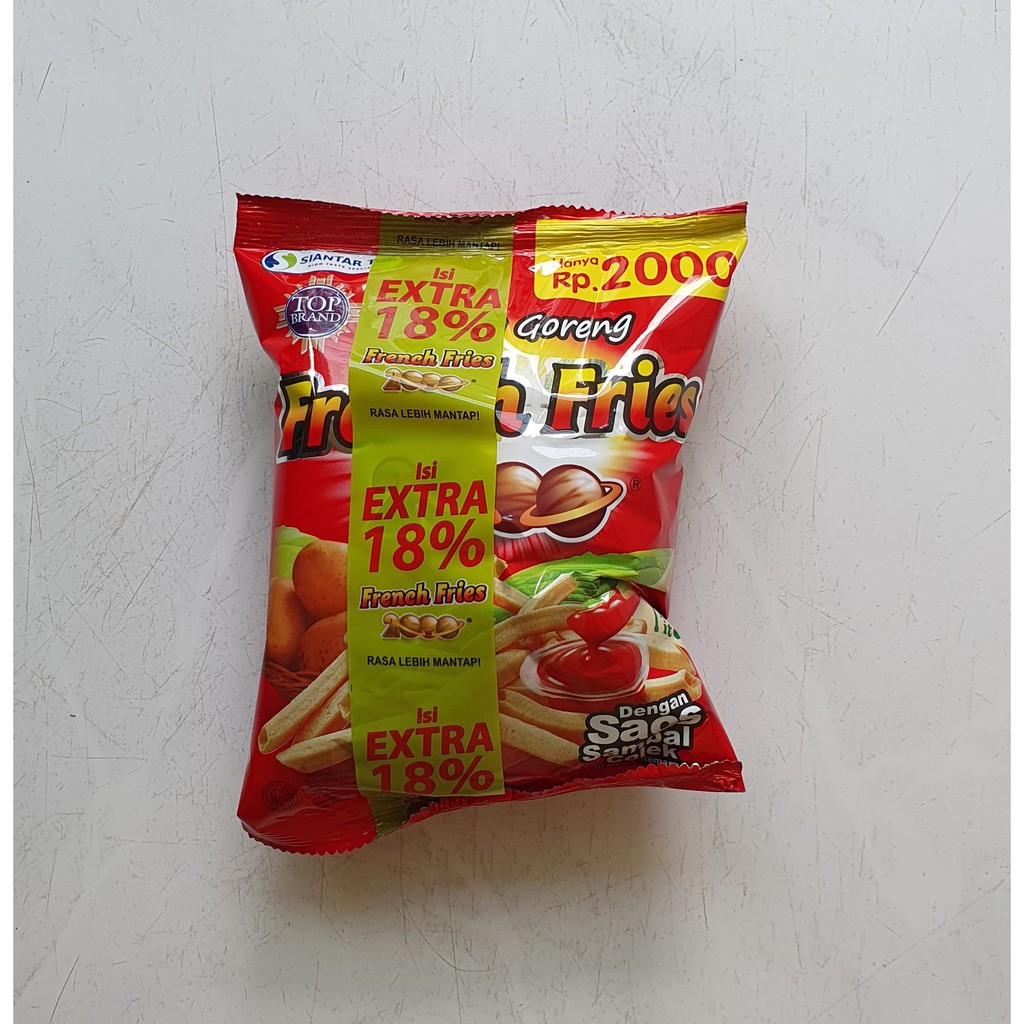 Jual FRENCH FRIES 2000 FAMPACK 15 gr - PCS | Shopee Indonesia