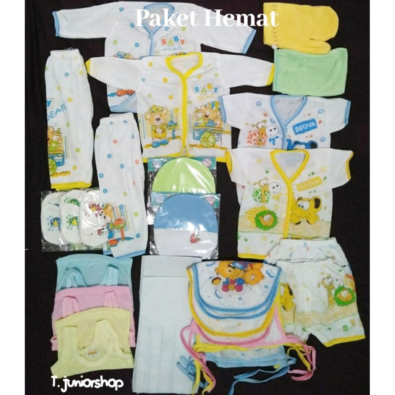 Jual PAKET HEMAT Perlengkapan baju bayi baru lahir baju bayi baru lahir
