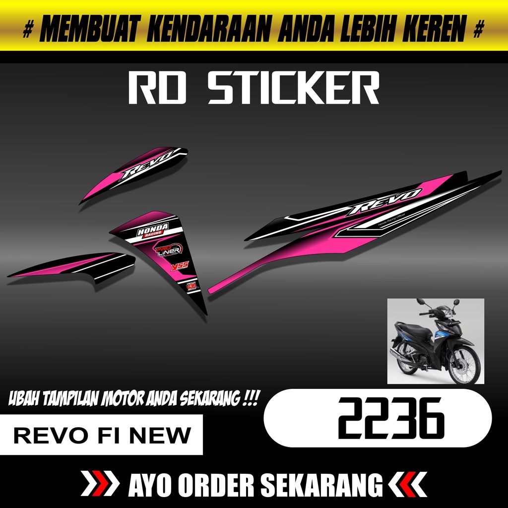 Jual Striping Revo Fi New Striping Revo Fi New Decal Motor Revo Fi New Striping Revo Fi